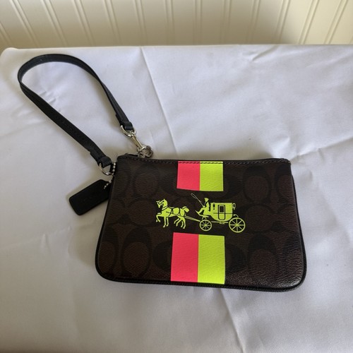 Coach brown signature horse - coach,