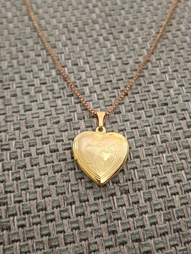 Vintage necklace gold tone 2cm - vintage,