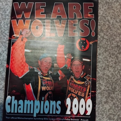 Wolves speedway 2009 champions - wolves,