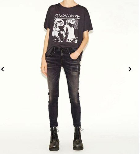 R13 women washed - women's, black