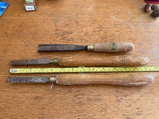 Marples Shamrock and Laylor Wood Turning Gouges 