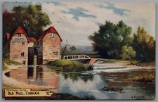 Art - Old Mill Cobham Surrey England Vintage Postcard