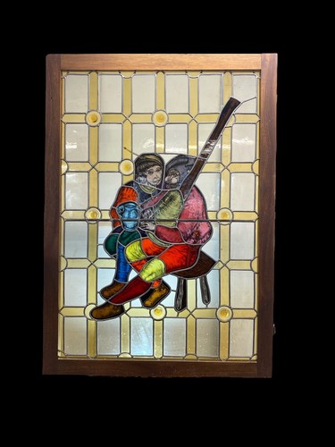 Large medieval stained glass - medieval,