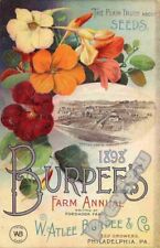 Vintage Burpee’s and Company Seed Catalog 1898 Print Poster Wall Picture A4 +