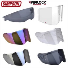Simpson Venom Race Visor Motorbike Motorcycle Dark Tint Rainbow Mirror