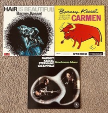 3 x Barney Kessel LP’s: ‘Hair is Beautiful’, ‘Carmen’ & ‘Limehouse Blues’