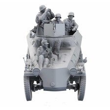 1/16 Resin Sdkfz250/1 Crew (4