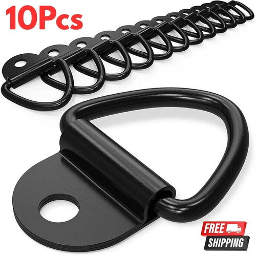 10pcs heavy duty ring tie - d-ring,