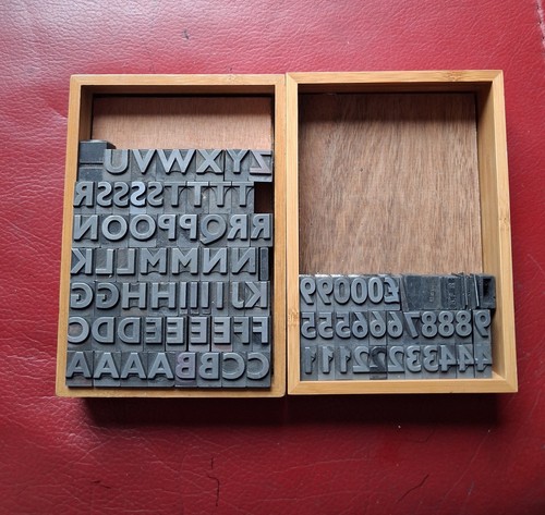 Metal letterpress printers - metal,