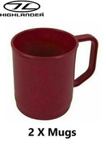 2 x Camping Mug 355cc 275ml