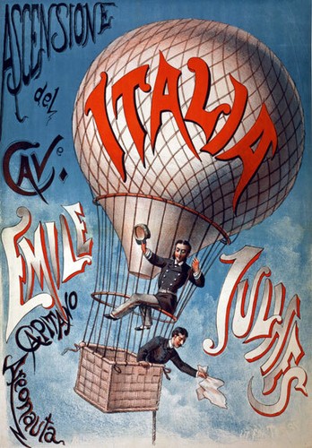 Vintage italian balloonist - m6,