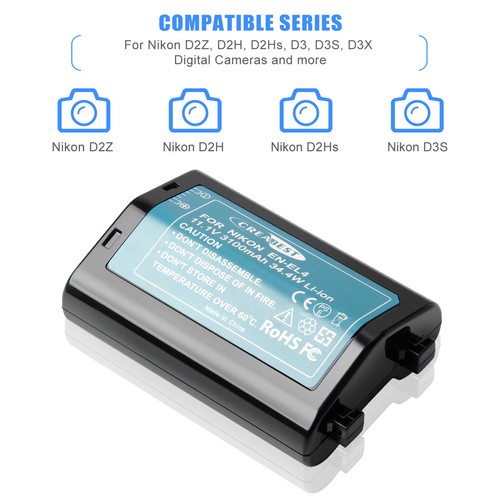 Battery for nikon el4e - for,