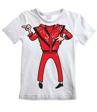 MICHAEL JACKSON KIDS UNISEX T-SHIRT - Fancy Dress Outfit Costume Funny Thriller