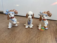 Three Cute Vintage Dog
