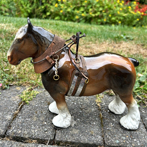 Ceramic pottery horse - ceramic,