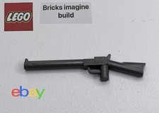 1 x Lego Vintage Minifigure, Weapon Gun, Rifle Part 30141 - Old Dark Grey- 14A