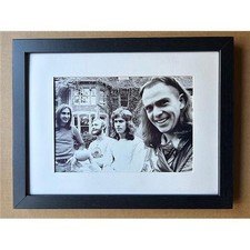 GENESIS BLACK AND WHITE (FRAMED) POSTER - great A4 shot mounted and framed (fram