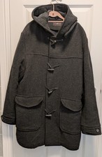 Butler & Webb Men's Wool Duffle Coat With Hood - Excellent Condition 54cm Chest