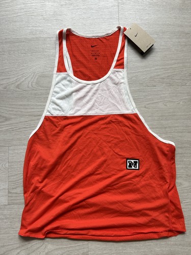 Nike orange white sleeveless - nike,