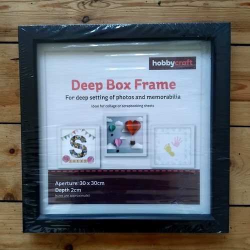 Hobbycraft black deep box - hobbycraft,