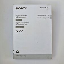 Sony Alpha A77 Camera Original