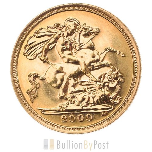Bullion gold half sovereign - bullion,
