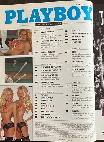 Playboy may 2000 hef - playboy,