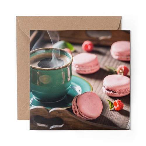 Blank greeting card coffee - greeting,