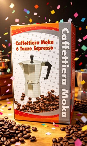 Caffettiera moka cup - caffettiera, 6