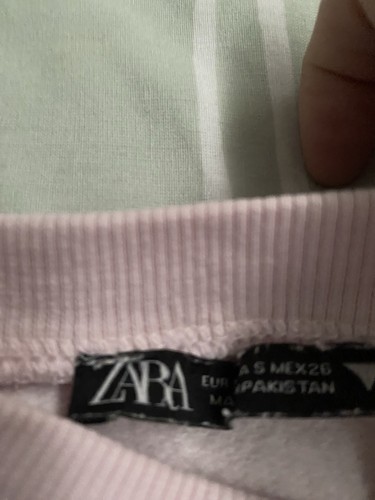 Zara women pink cropped - zara,