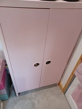 IKEA Kids Pink Busunge Wardrobe And Drawers Matching Set Collection Only