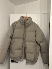 ZARA MEN PUFFER JACKET BEIGE