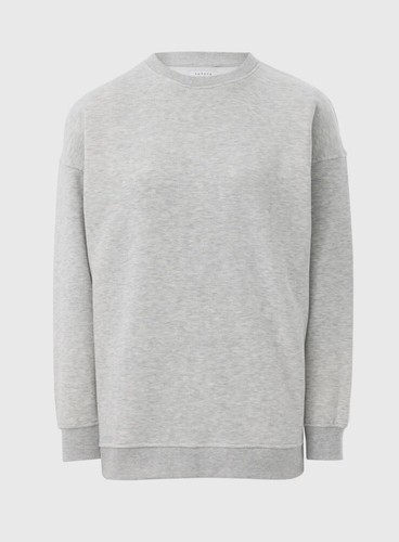 Bnwot grey longline sweatshirt - grey,