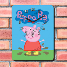 Peppa Pig Design Wall Clock
