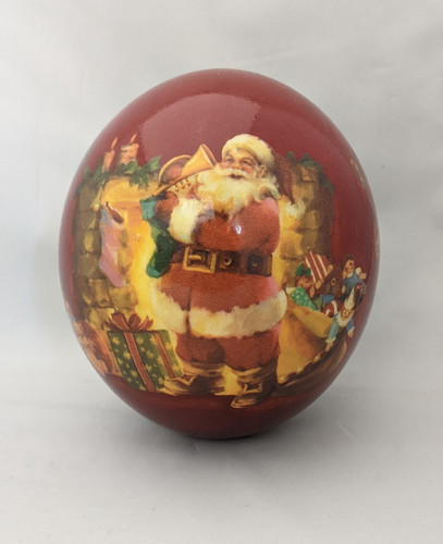 Ostrich egg hand - painted, julie