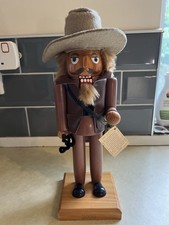 Wooden Nutcracker INDIANA JONES Handcraft Puppet Toy Christmas Decor