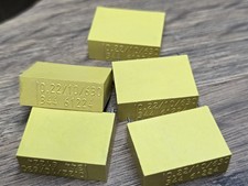 5 x Vintage 0.22UF 630V 10%