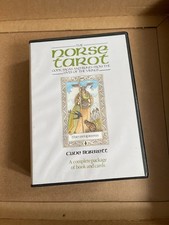 The Norse Tarot Card Set Clive Barrett 1989 and Book Vikings Runes Gods