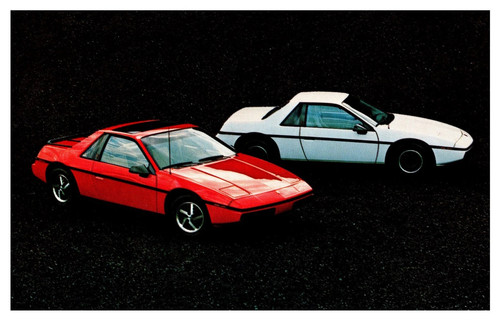Vintage postcard 1984 pontiac - 1984,
