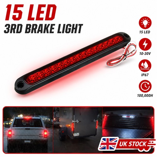 Car red 15led high mount - red, third