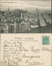 Edinburgh From Calton Hill Valentines Series 291 