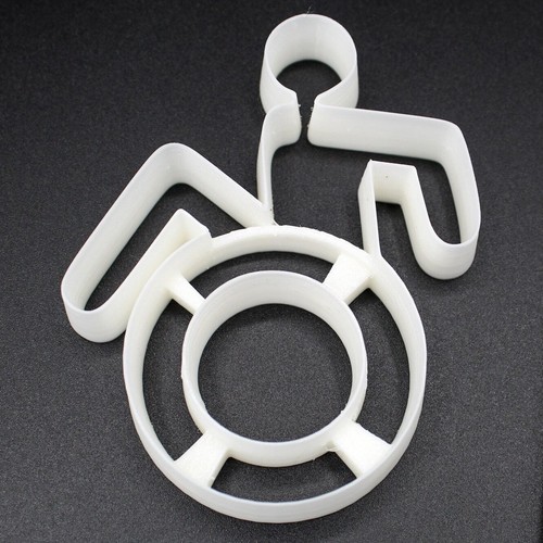 Wheel chair cookie cutter - wheel,