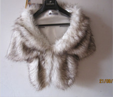 Faux fur shawl - shawl, warm