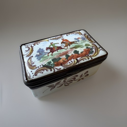 Antique english bilston enamel - english,