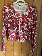 L K Bennett floral cardigan