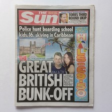 KATE MOSS - The Sun Page 3 Kate Moss 40th Birthday RARE UK Newspaper 16 JAN 2014