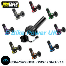 SurRon E Bike Twist Throttle Grips Waffle Grip All Colours 3 Pin SM JST Plug UK