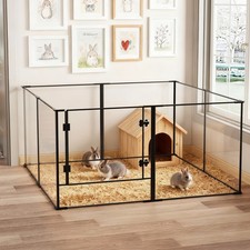 Clear Acrylic Dog Playpen