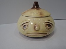 Sylvac face  onion pot -
