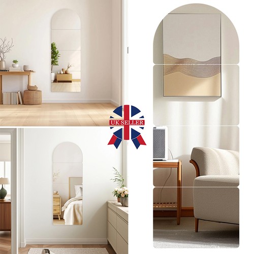4pcs mirror tiles wall sticker - mirror,